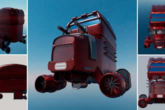 create 3d product models and product renders