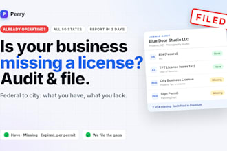 find every business license and permit for your new or existing business
