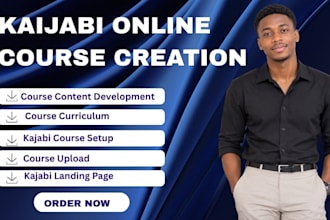 create kajabi online course content and course creation