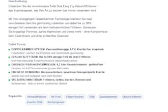 write german product descriptions and copy that convert