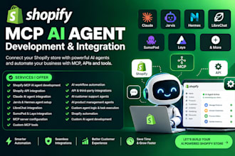 develop shopify mcp ai agent claude jarvis hermes agent librechat sumopod laya