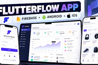create flutterflow app development android firebase flutter firebase web app