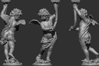 sculpt 3d models and characters for 3d printing