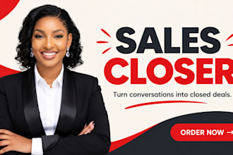 be your commission based sales closer representative sales person