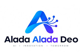 design an ai startup logo with a clean neural inspired mark