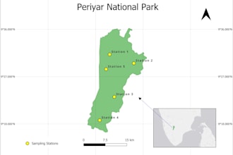 create study area map using arcgis pro