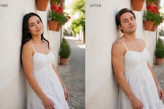 manipulate photos with realistic face and body swaps, add people and resizing