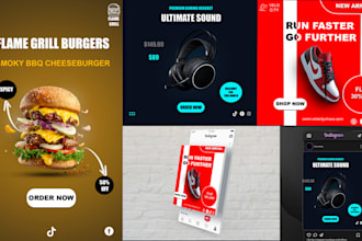 design high converting e commerce product ads and banners
