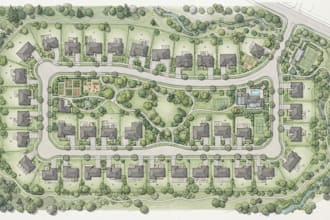 create professional master plans, site plans, landscape and property layout