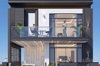 2d architectural floor plans and 3d elevation