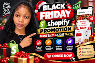 do black friday shopify promotion to boost shopify boost sales and store traffic