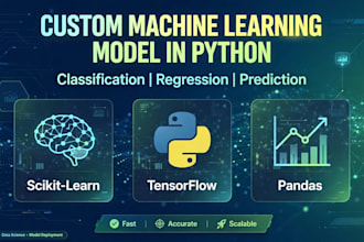 build a custom machine learning model in python