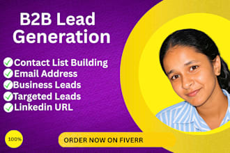 build targeted b2b leads with email and linkdin urls