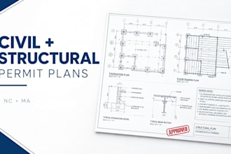 do civil and structural engineering in north carolina,  massachusetts for permit