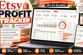 create an etsy profit tracker excel google sheets