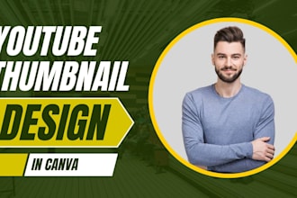 design instagram facebook posts, youtube thumbnail, real estate posts in canva