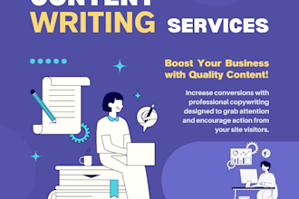 provide premium content writing and business copywriting