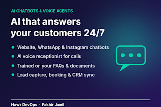 build an ai voice agent or ai chatbot for your business