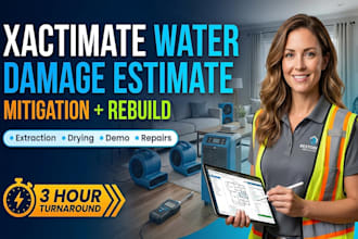 write xactimate water damage fire and mold restoration estimates