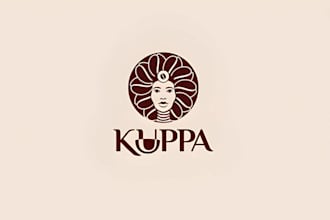 design modern coffee shop, coffee bean, coffee roastery, bakery and café logo