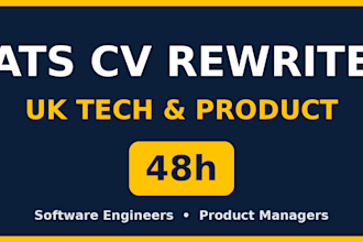 rewrite your software engineer or product manager CV for UK ats