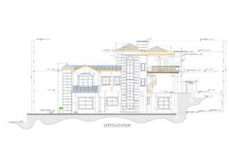 draft architectural and structural drawings in autocad