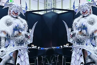 create custom wearable cosplay armor game costume props for halloween and con