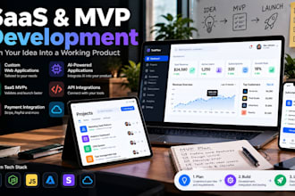 build a saas mvp web app or ai powered application