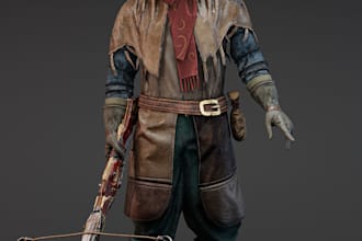 create game ready 3d character