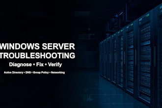 troubleshoot and fix your windows server