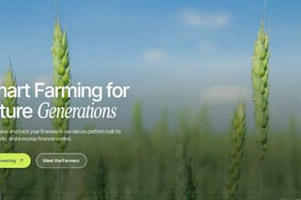 agriculture website, farming website, agric dashboard