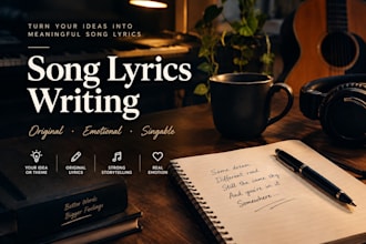 write original song lyrics for your song