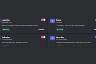 be your bot developer and can do vps hostings