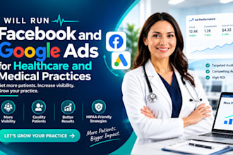 run facebook and google ads for healthcare and medical practices
