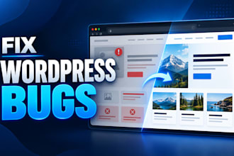 fix wordpress bugs and elementor issues