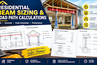 design residential beam sizing and load path calculations