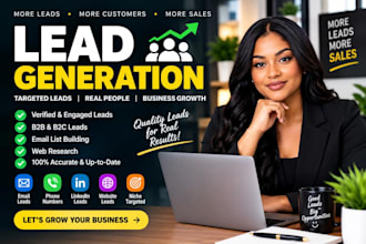 do b2b lead generation, business leads and list building