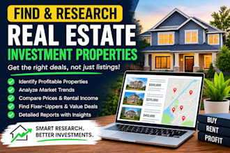find and research real estate investment properties
