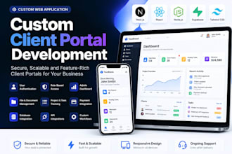 build a custom client portal and business dashboard for your company