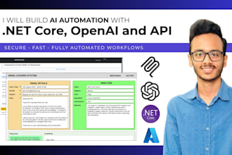 build ai business automation with dotnet core, openai and apis