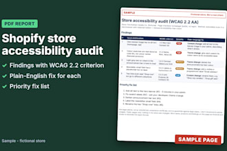 audit your shopify store for wcag 22 accessibility issues