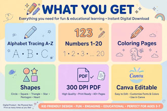 design kids worksheets and educational printables