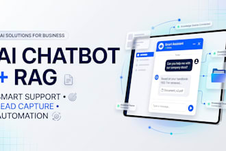 build an ai chatbot with rag, lead capture and n8n