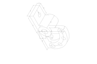 convert pdf, sketch, or image to mechanical 2d cad drawing