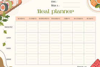 create a custom meal plan just for you