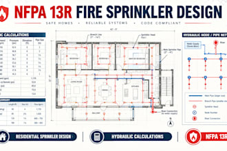 design residential fire sprinkler system per nfpa 13r