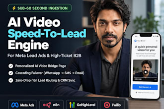 build an ai video speed to lead automation for meta ads
