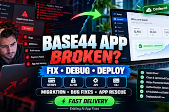 fix base44 app errors stripe auth API deployment migration cli npx base44 expert