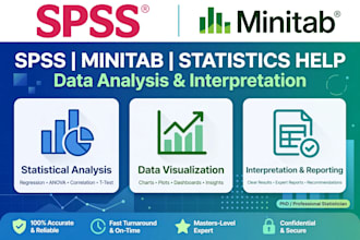 spss, minitab data analysis statistics