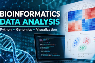 perform bioinformatics data analysis and visualization in python